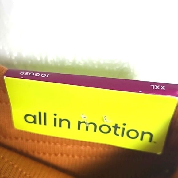 All in Motion Orange Joggers, Size XXL, NWT - Picture 8 of 11